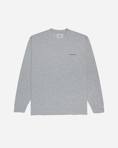 Harbour Crest L/S Tee - Snow Melange - Munk Store