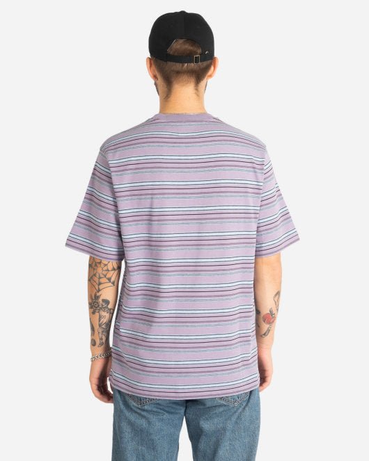 Heather Stripe Crew - Lavendar - Munk Store