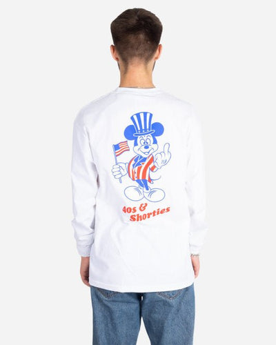 Hey There LS Tee - White - Munk Store