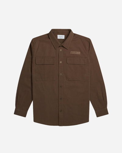 Hoxen Work Shirt - Brown - Munk Store