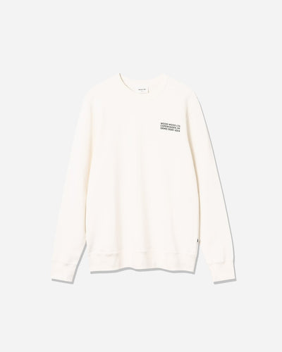 Hugh info sweatshirt - Off/White - Munk Store