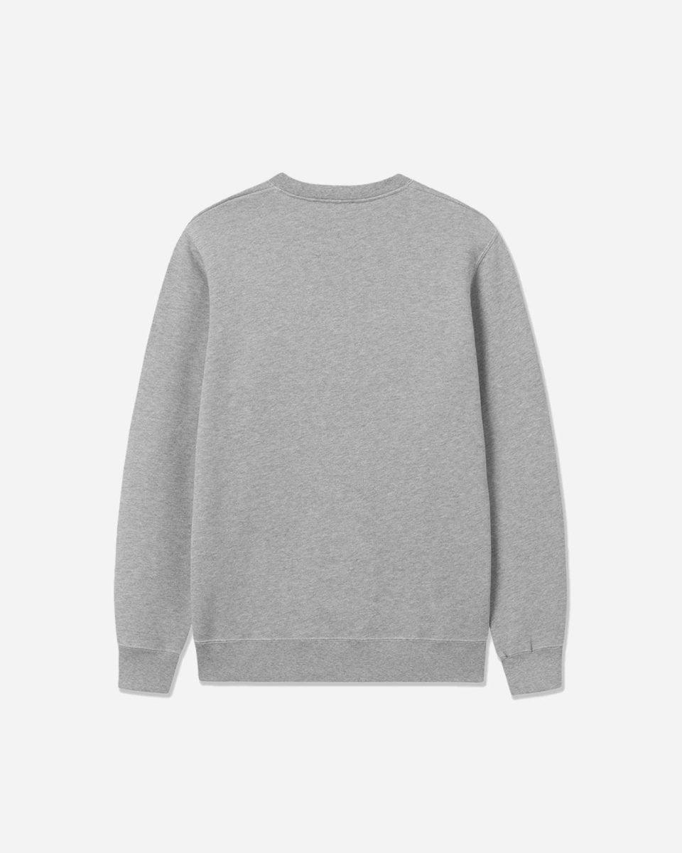 Hugh Logo Sweatshirt - Grey Melange - Munk Store