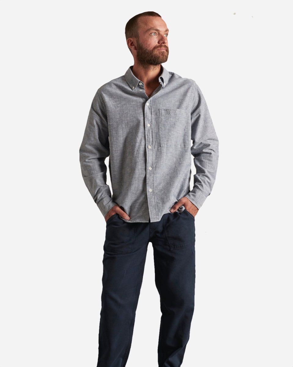 Hugo Button Down Shirt - Blue - Munk Store