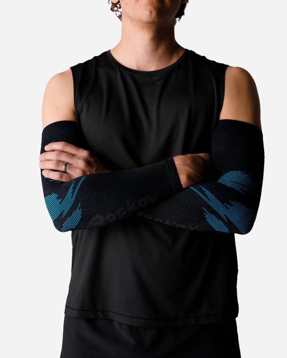 Ignite Arm Sleeves - Black/Blue - Munk Store