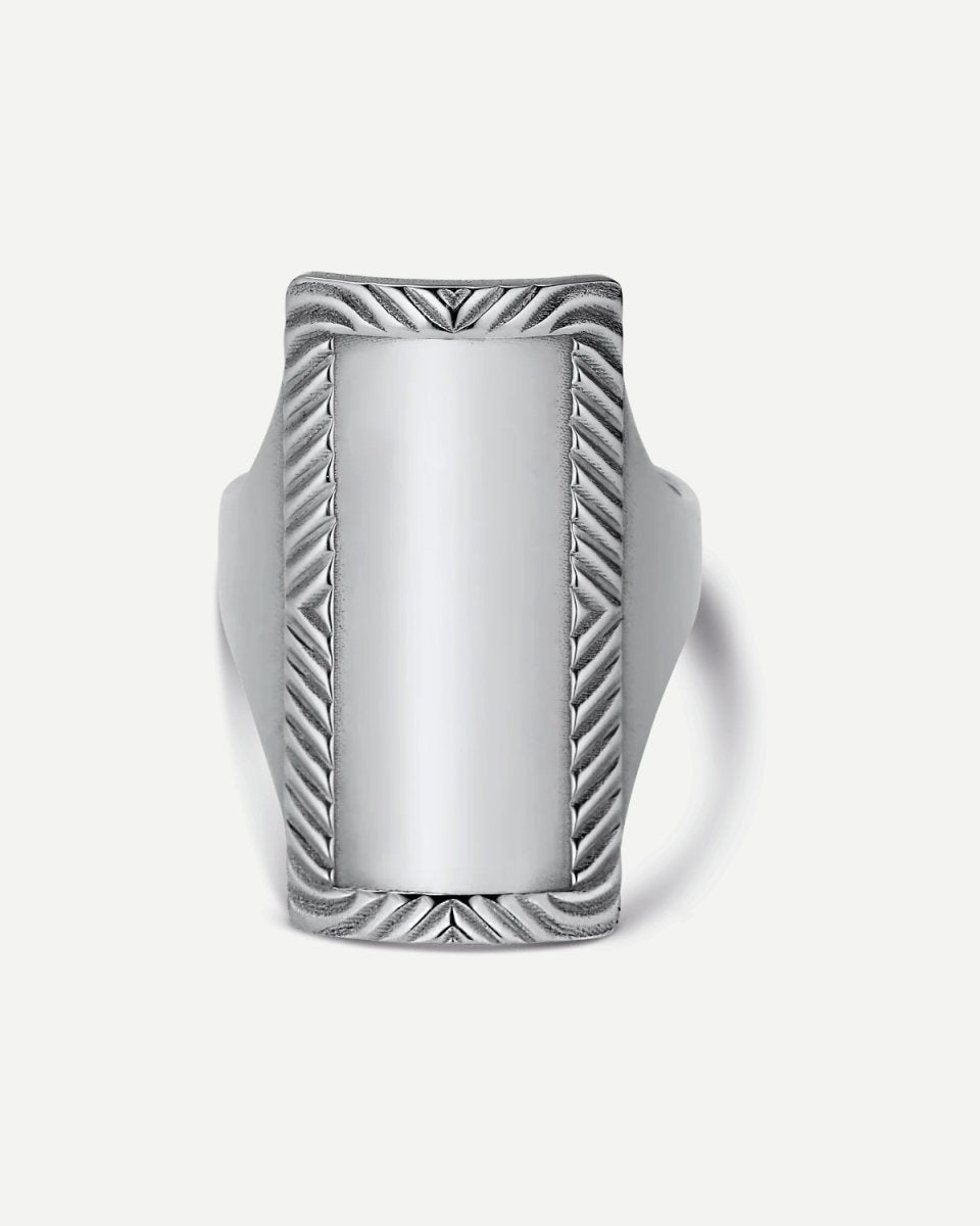 Impression Armour Ring - Sterling Silver - Munk Store