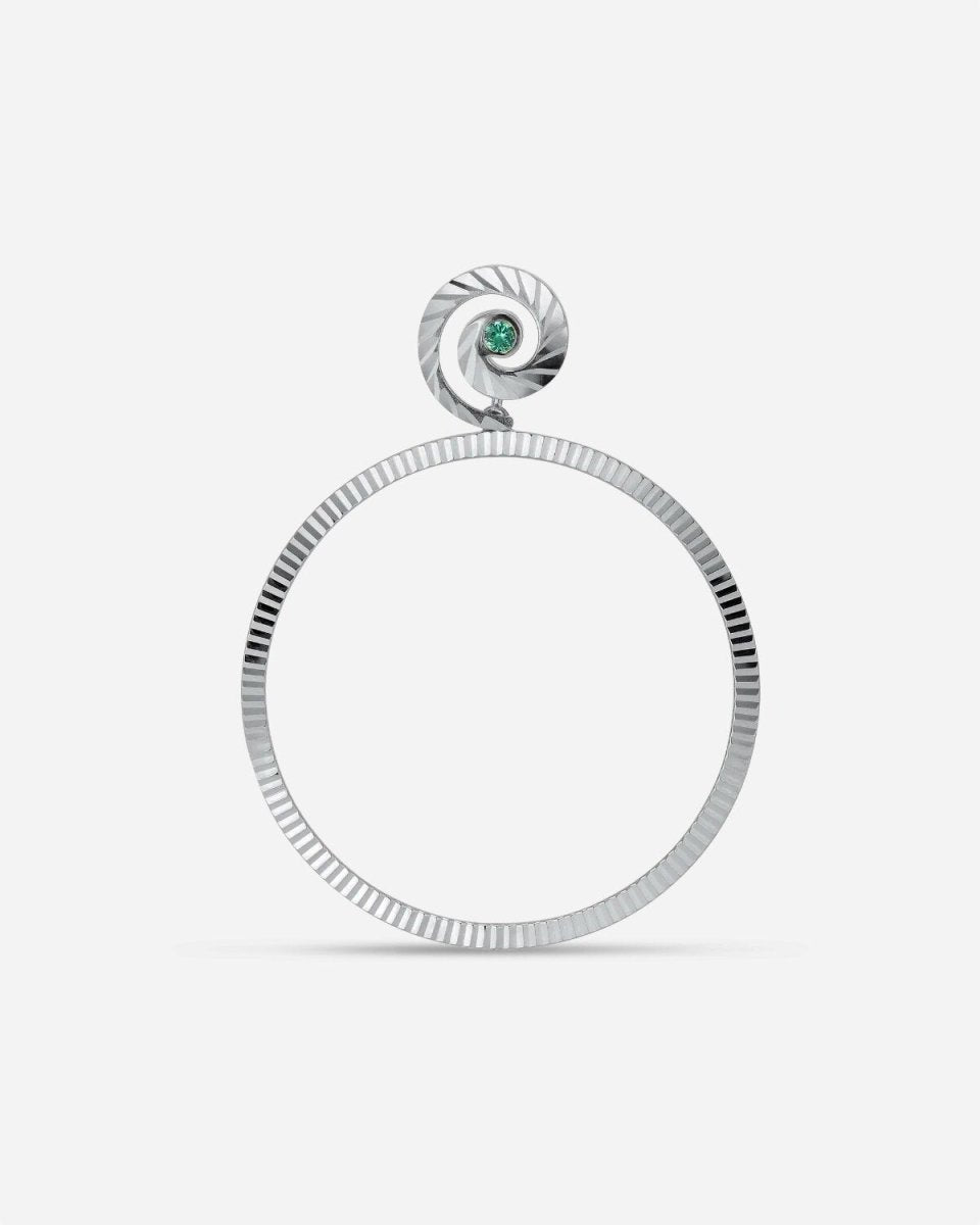 Impression Hoop With Emerald - Munk Store