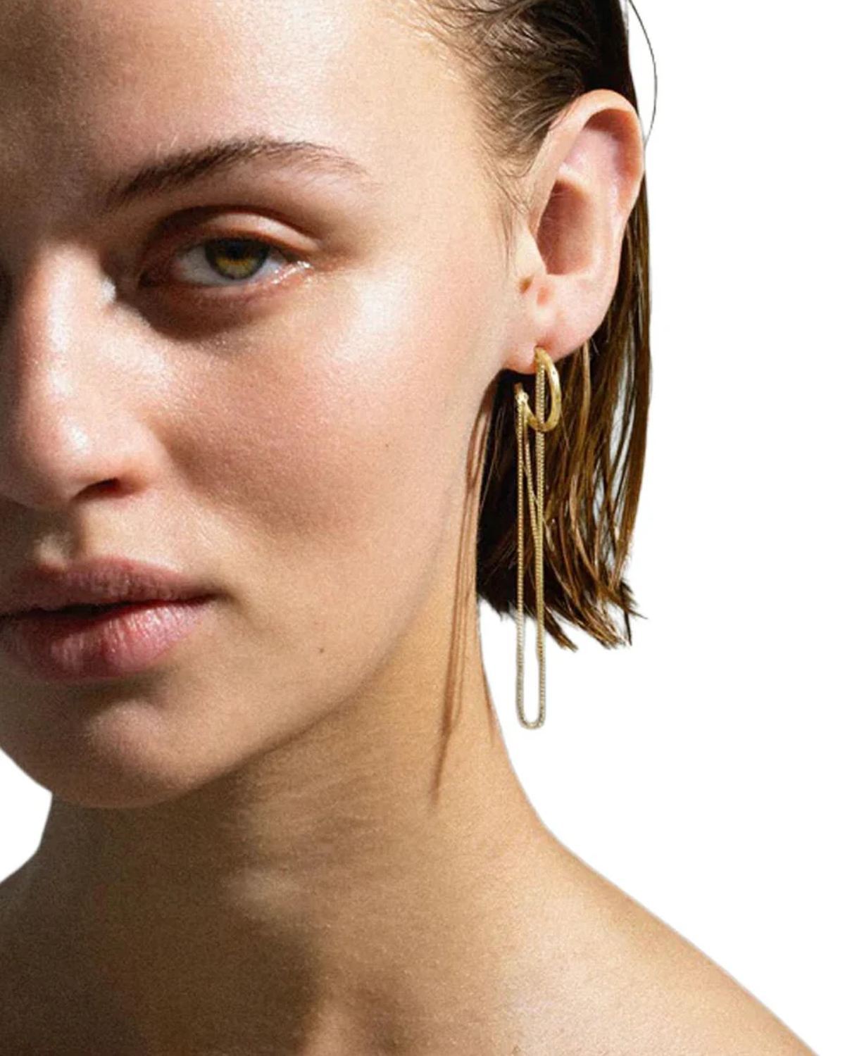 Orbis Chain Hoop - Guld