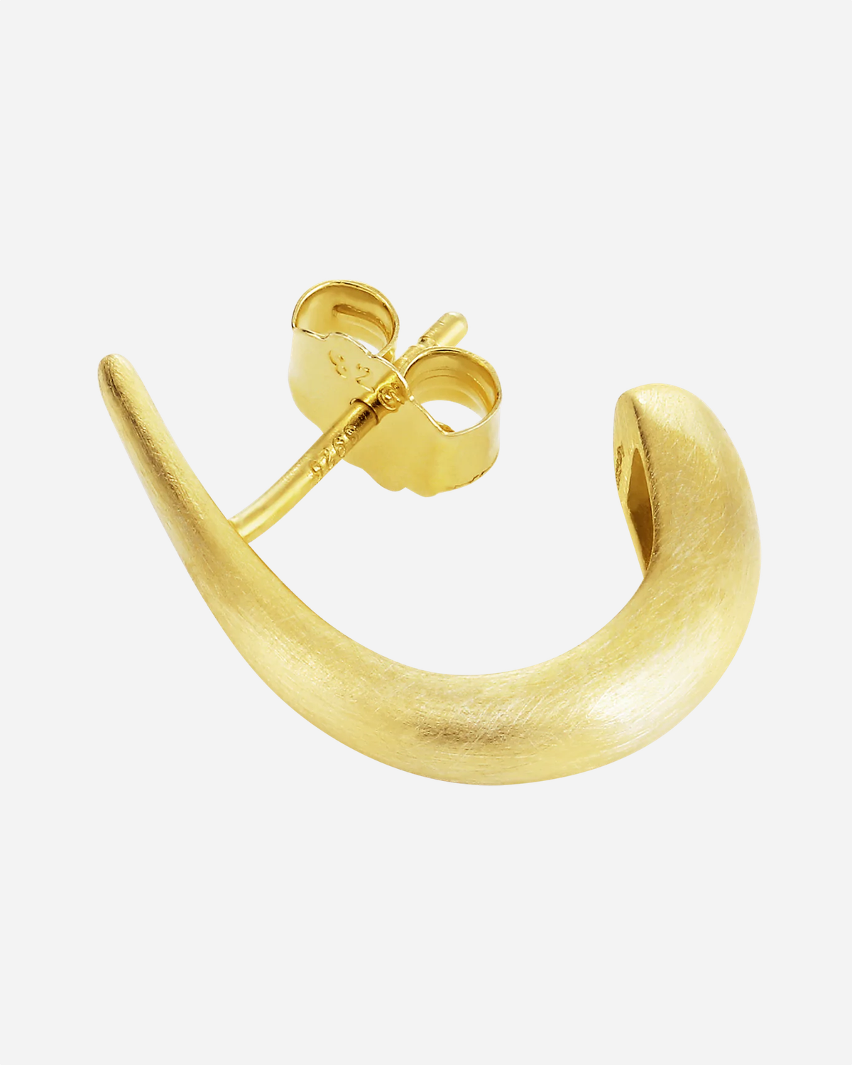 Big Orbis Drop Stud - Guld