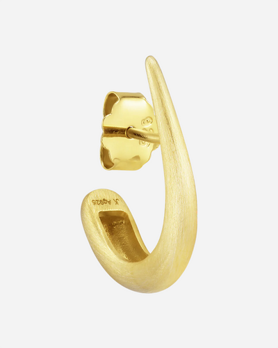 Big Orbis Drop Stud - Guld