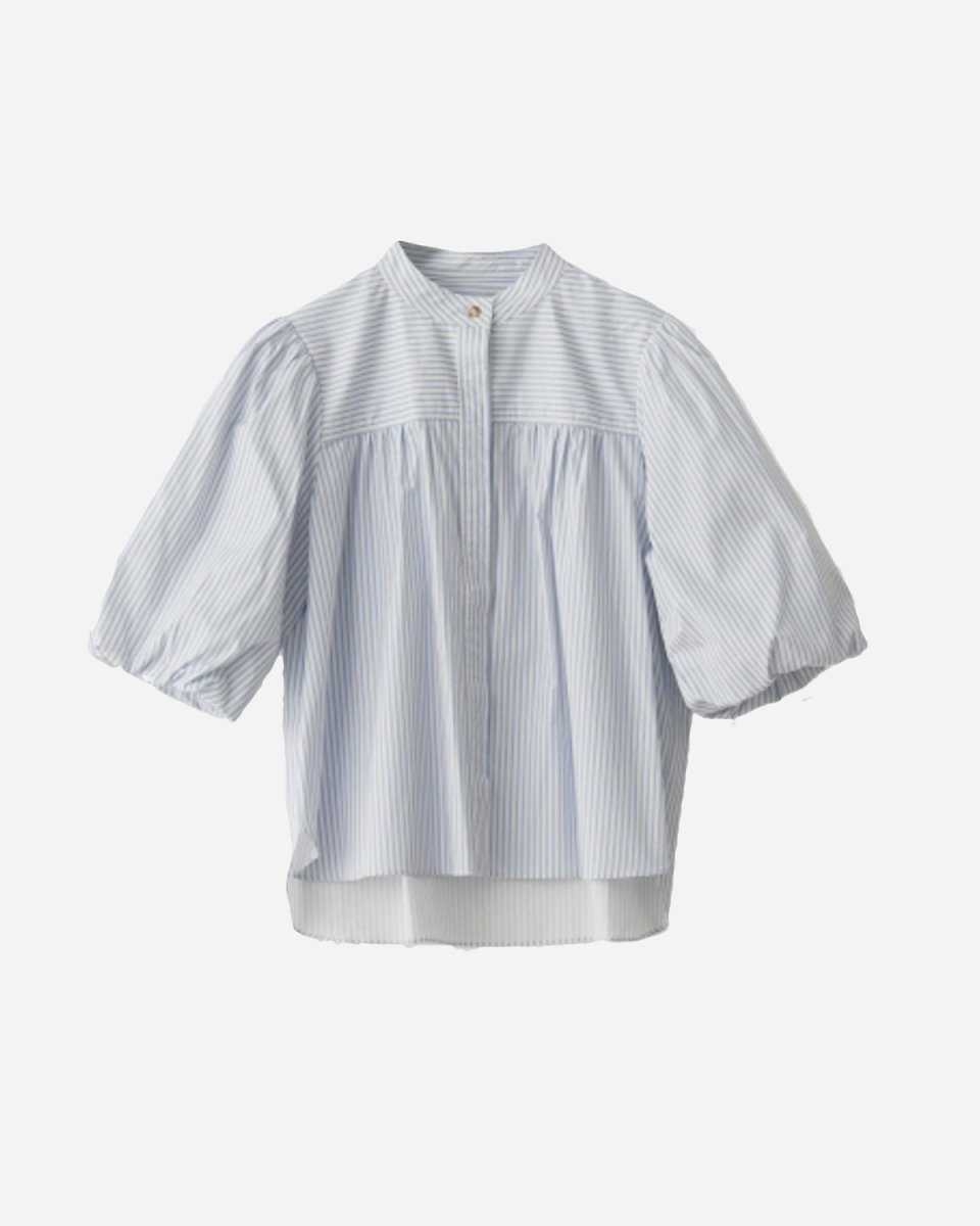 James SS Shirt - Blue Stripe - Munk Store