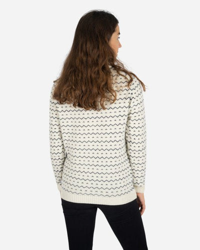 Jasmin knit - Cream/Navy - Munk Store