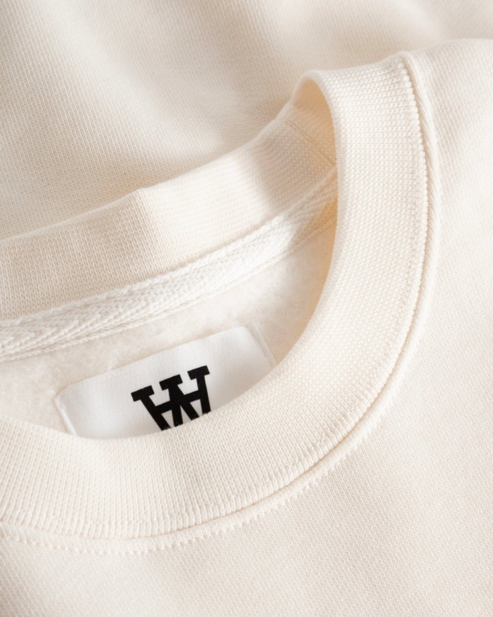 Jess Tonal Logo Sweatshirt - Off-White - Munk Store