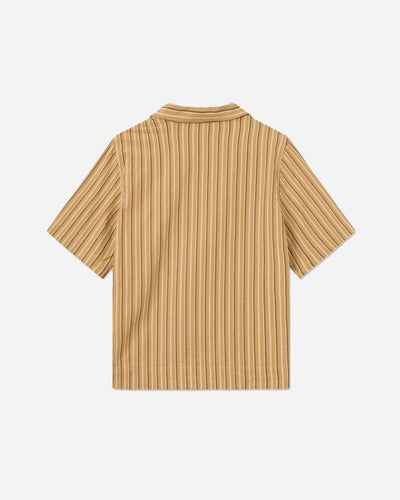 Johan Dobby Stripe Shirt - Ochre - Munk Store