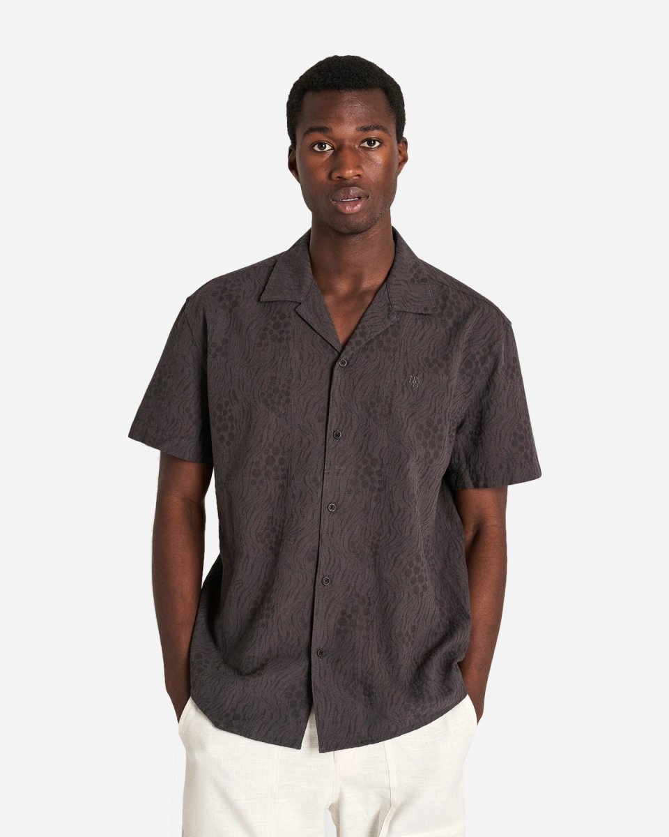 Kano Jacquard Shirt - Antra Grey - Munk Store