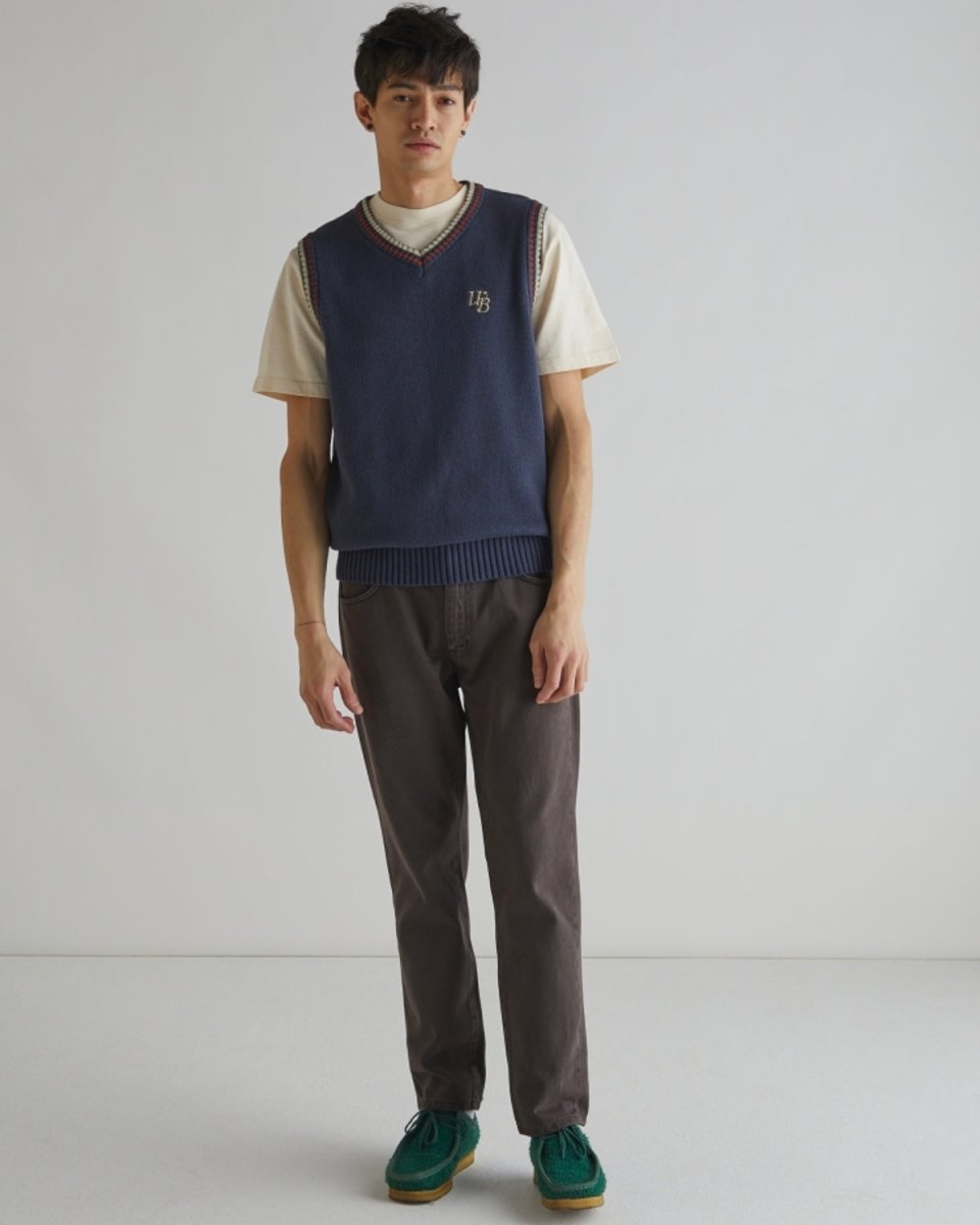 Karl Club Vest - Navy - Munk Store