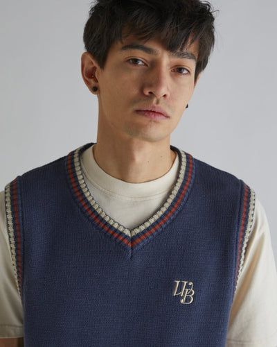 Karl Club Vest - Navy - Munk Store