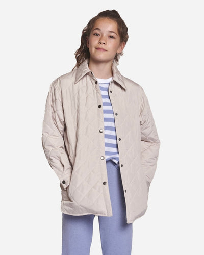 Kate Quilt Jacket - Off White - Munk Store