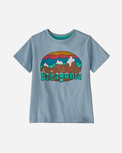 Kids Organic Graphic T-shirt - Steam Blue - Munk Store