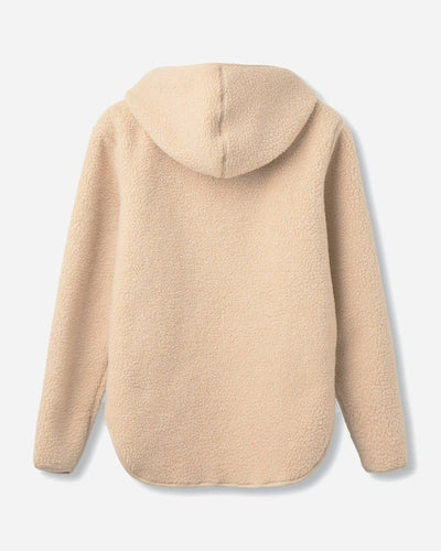 Langli Hooded Pile Jacket - Beige - Munk Store