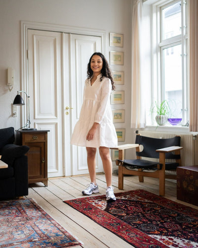 Lara dress - Cloud Dancer - Munk Store