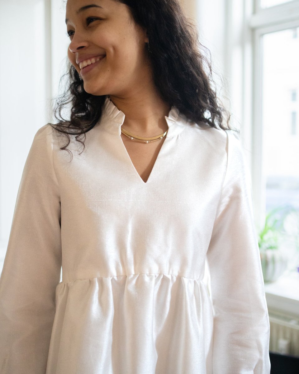 Lara dress - Cloud Dancer - Munk Store