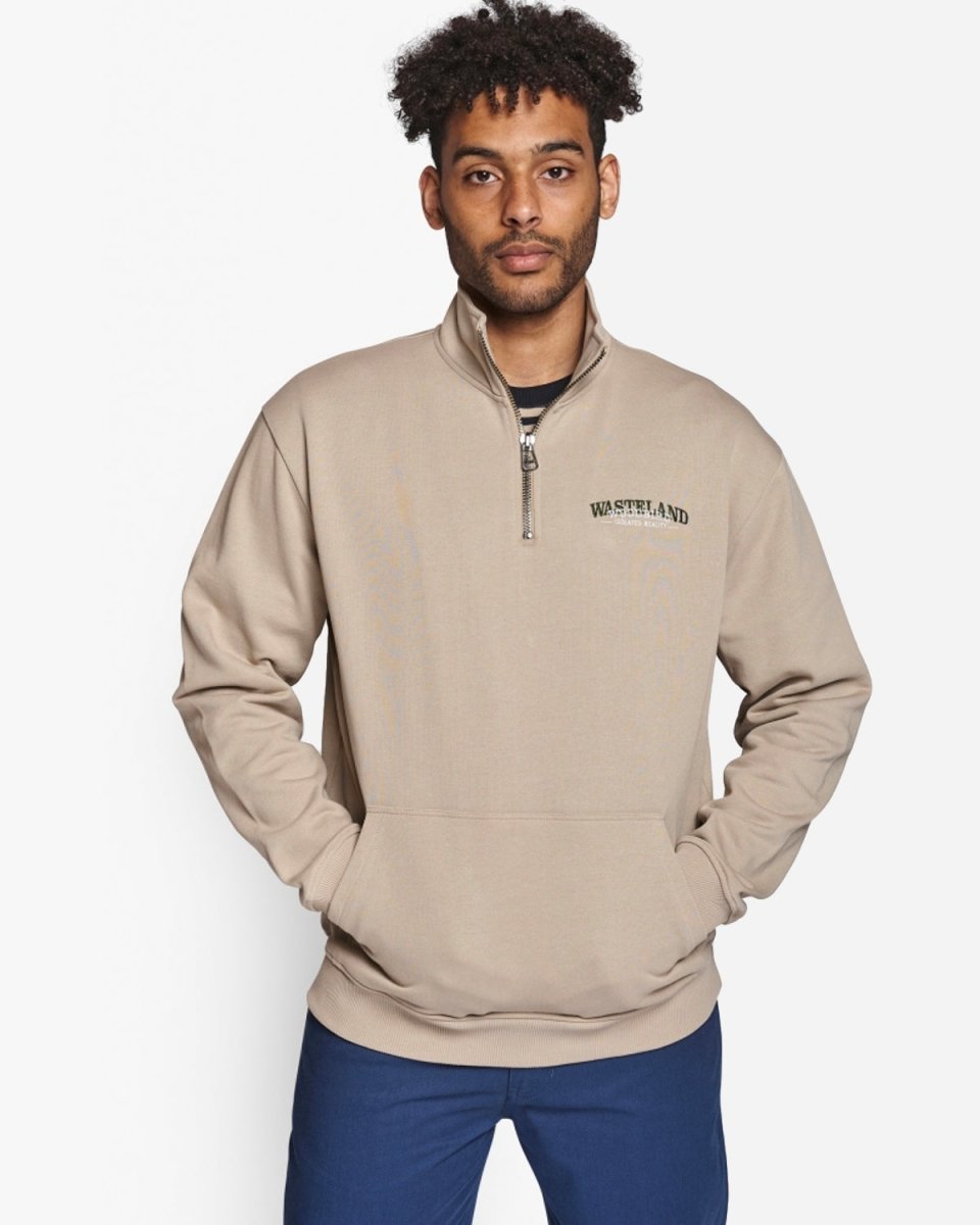 Lass WSTL Half-zip - Ecru - Munk Store