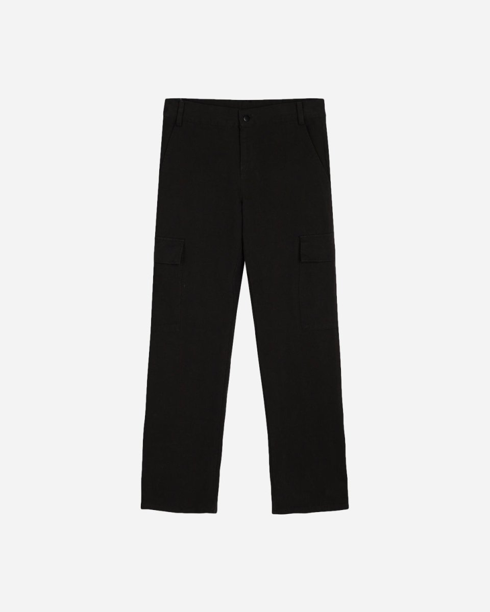 Lea Midrise Cargo - Black - Munk Store