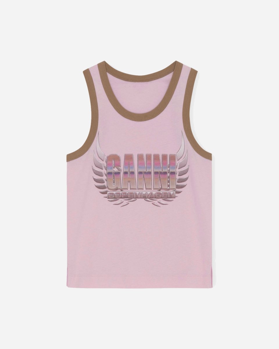 Light Cotton Jersey Tank Top - Winsome Orchid - Munk Store