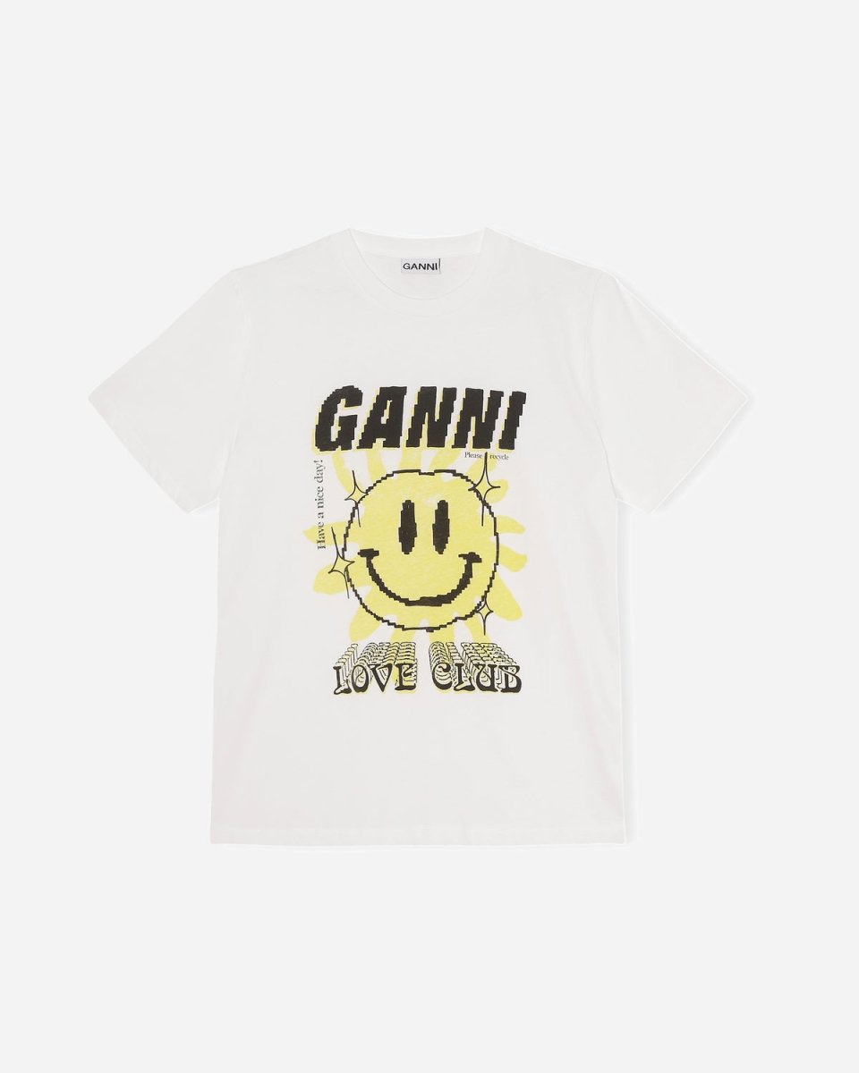 Light Jersey Sun Love T-shirt - Bright White - Munk Store