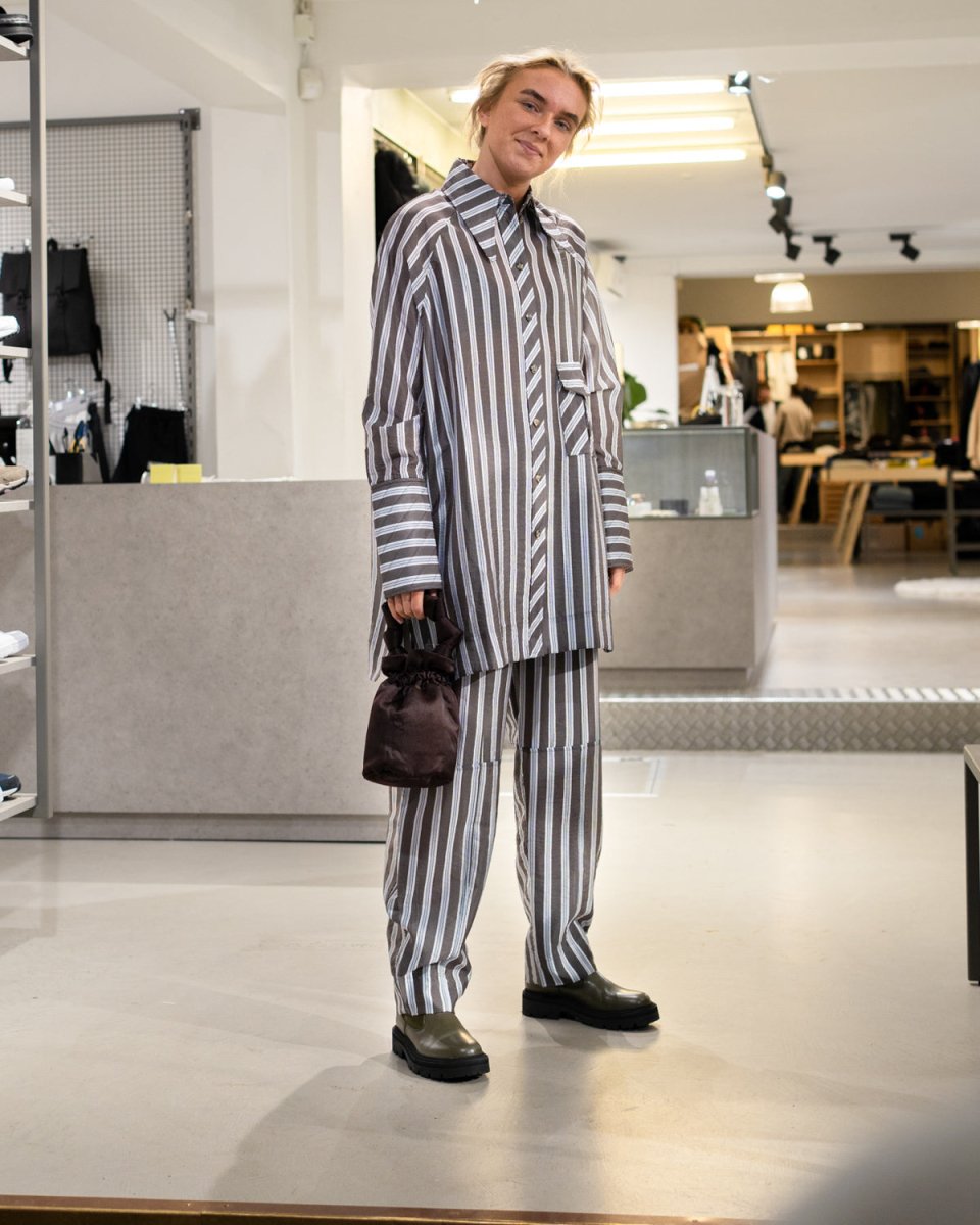 Lightweight Stripe Pant - Phantom - Munk Store