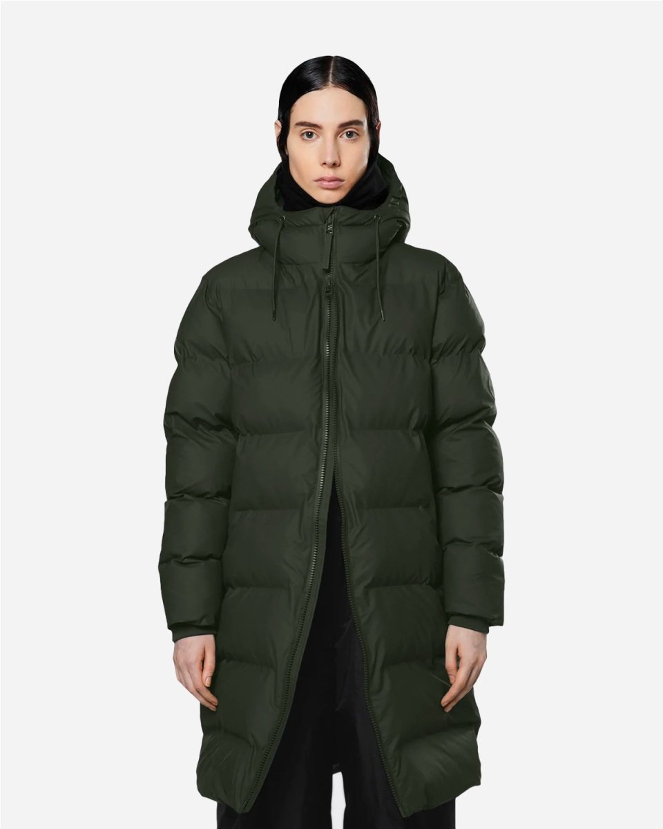 Long Puffer Jacket 2022 - Green - Munk Store