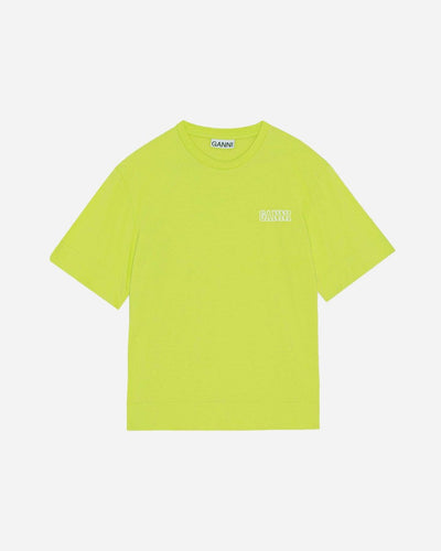 Loose Fit O-neck Jersey - Lime Popsicle - Munk Store