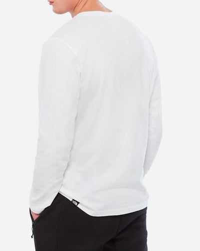 L/S Fine Tee - White - Munk Store