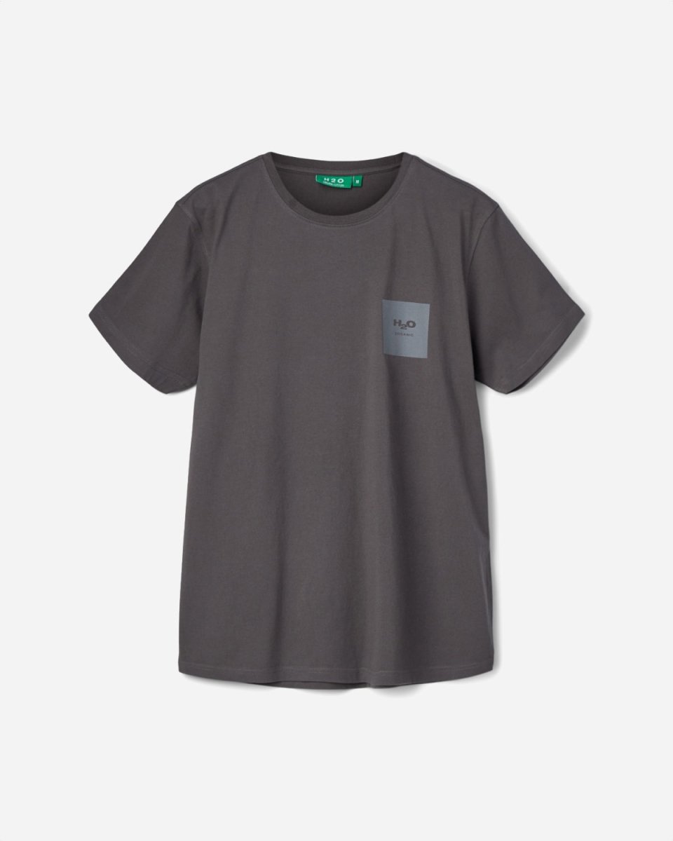 Lyø Organic Tee - Dark Steel - Munk Store