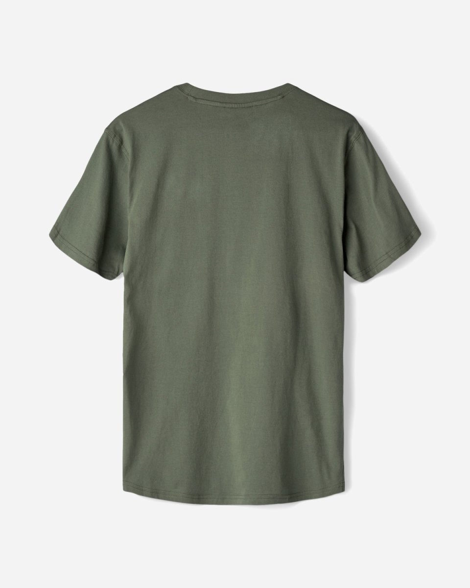 Lyø Organic Tee - Light Army/Black - Munk Store