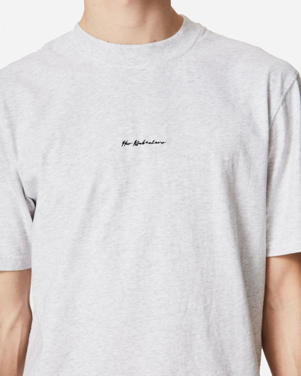M Casual Tee Short Sleeve - Grey Melange - Munk Store
