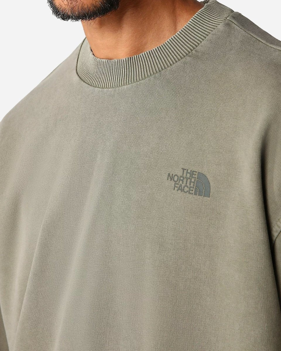 M Heritage Dye Pack Logowear Crew - New Taupe Green - Munk Store