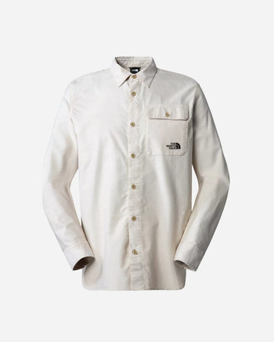 M L/S Travel Shirt - Khaki Stone White Heather - Munk Store