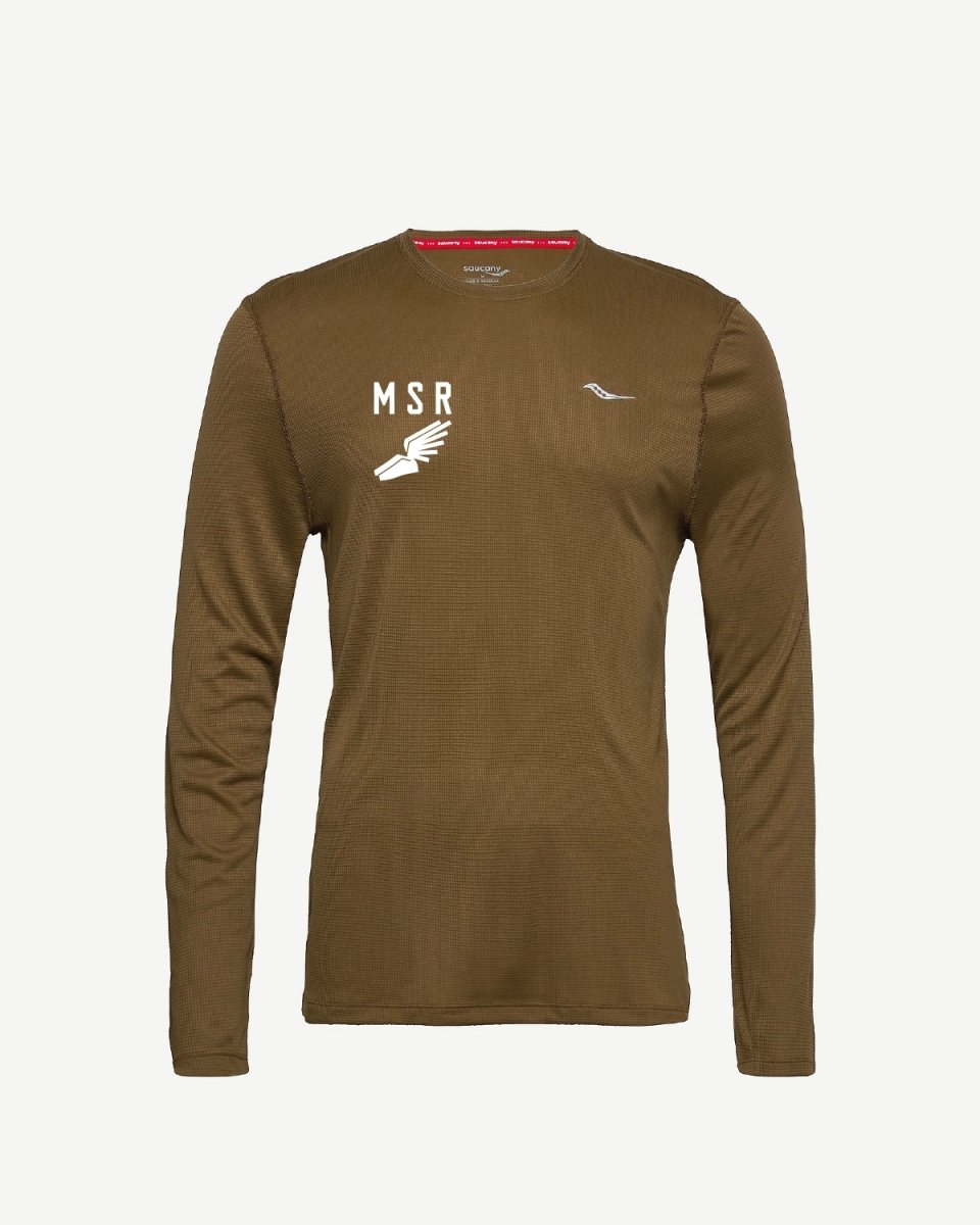 M Stopwatch Long Sleeve - Dark Olive - Munk Store