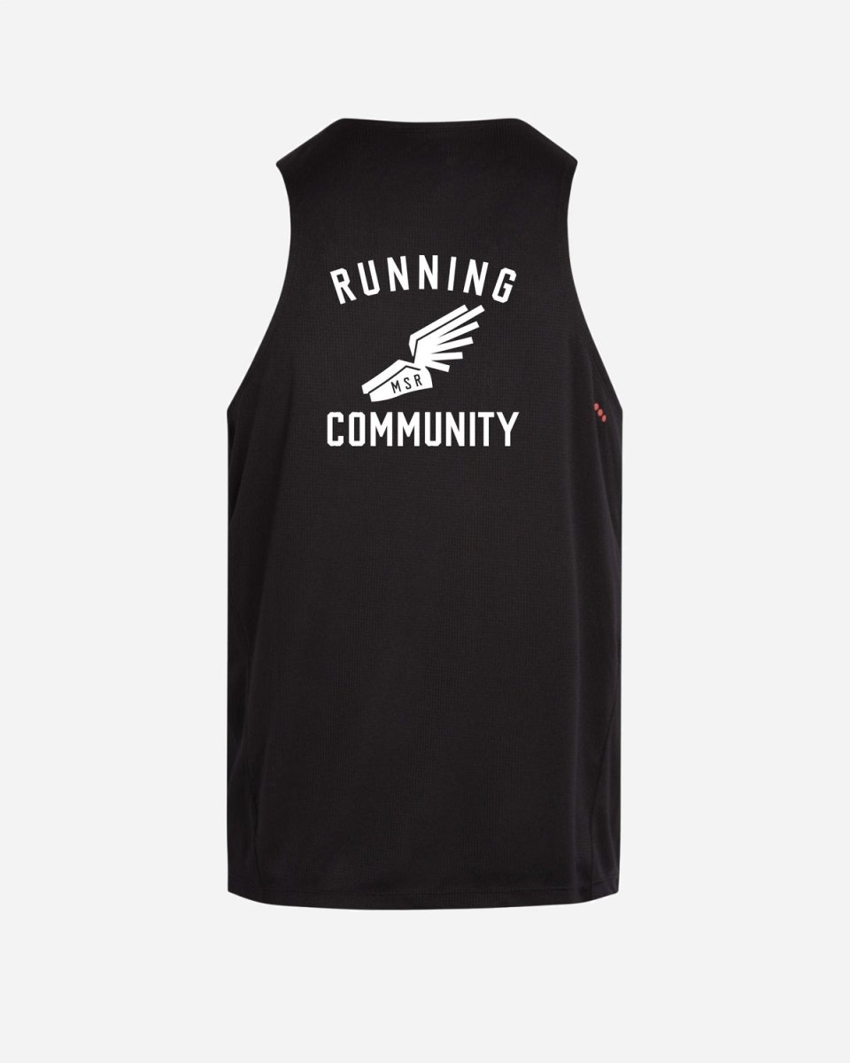 M Stopwatch Singlet - Black - Munk Store