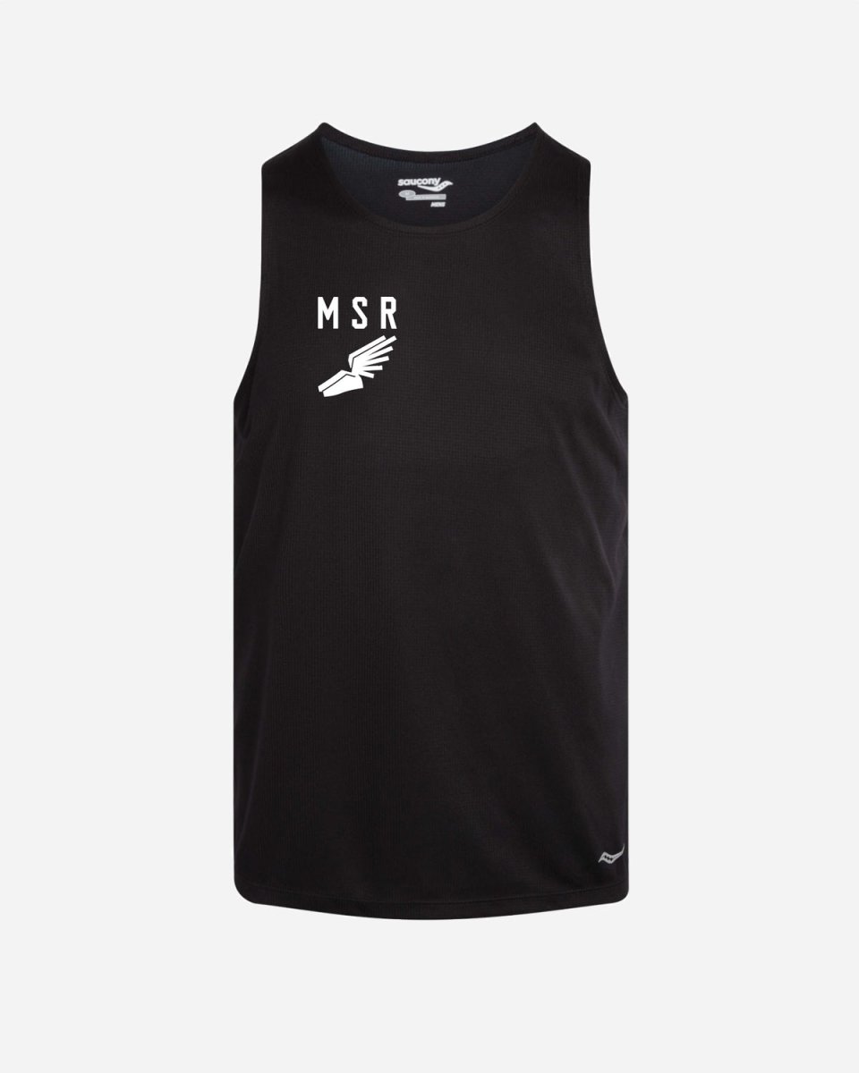 M Stopwatch Singlet - Black - Munk Store