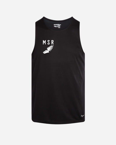 M Stopwatch Singlet - Black - Munk Store