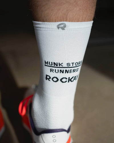 MSR Run Crew Socks - White