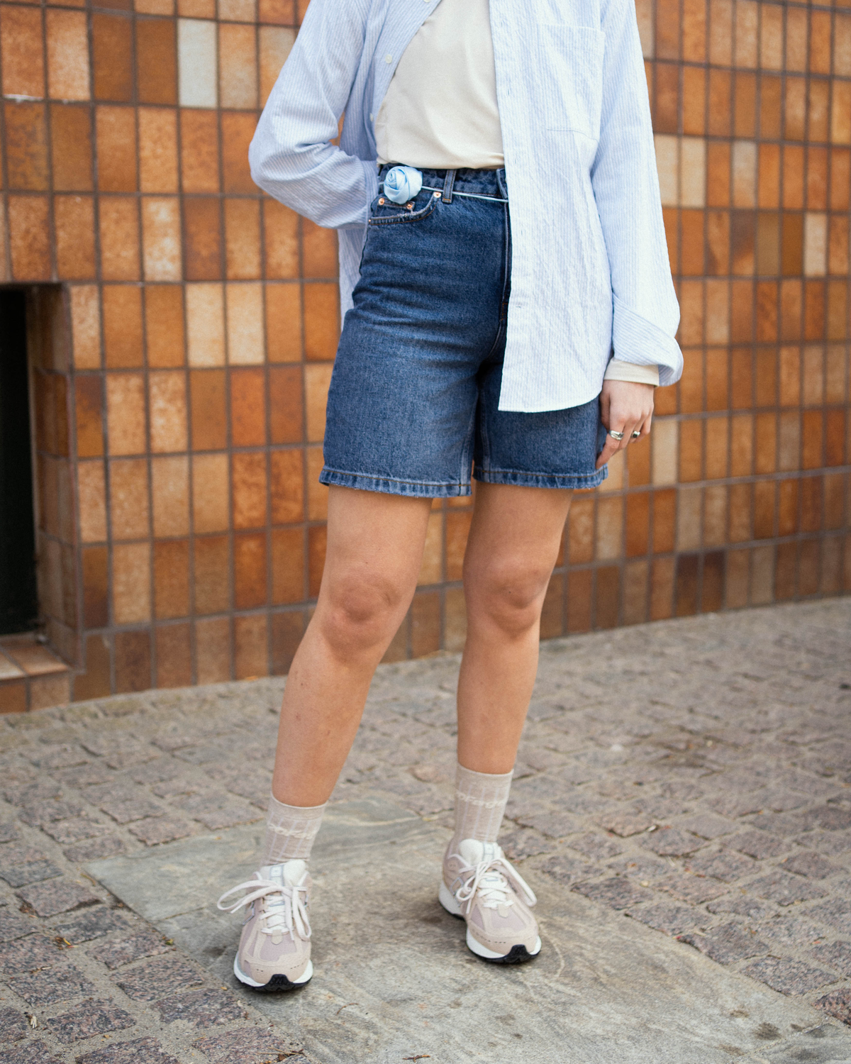 Maggie Blooke Shorts - Blauer Stein
