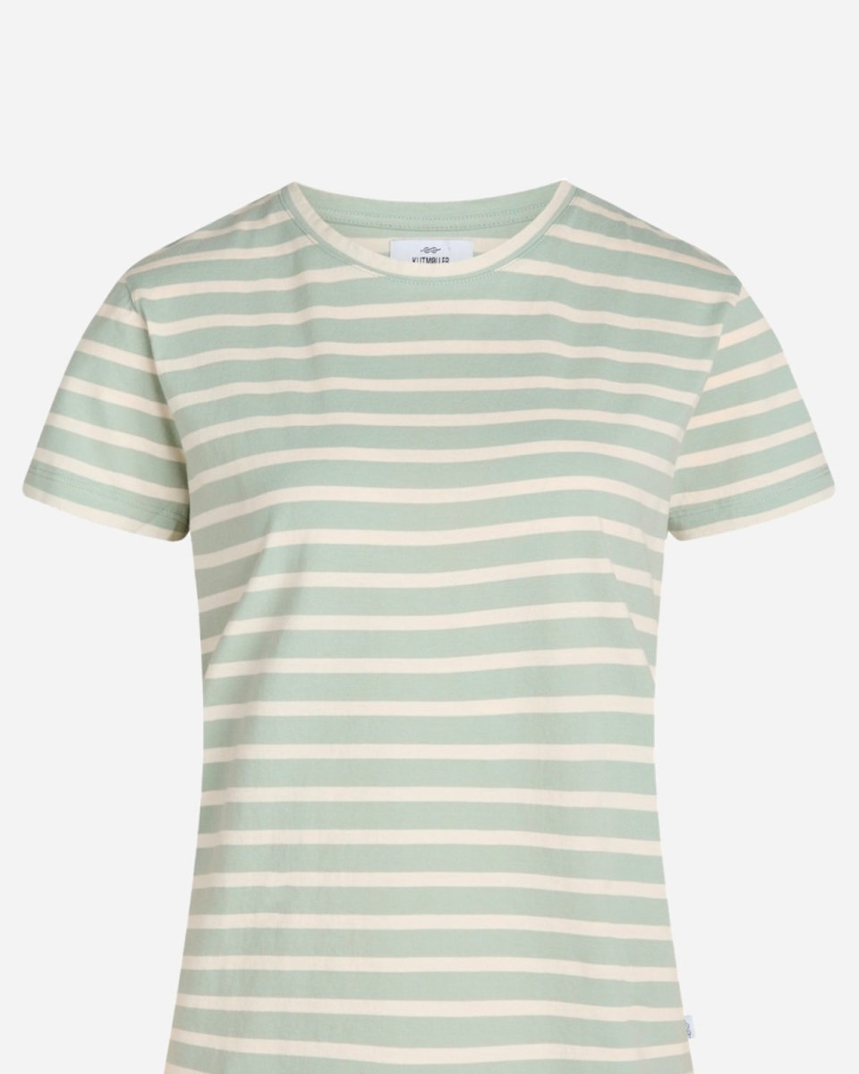 Margrethe Tee - Salvie/Cream - Munk Store