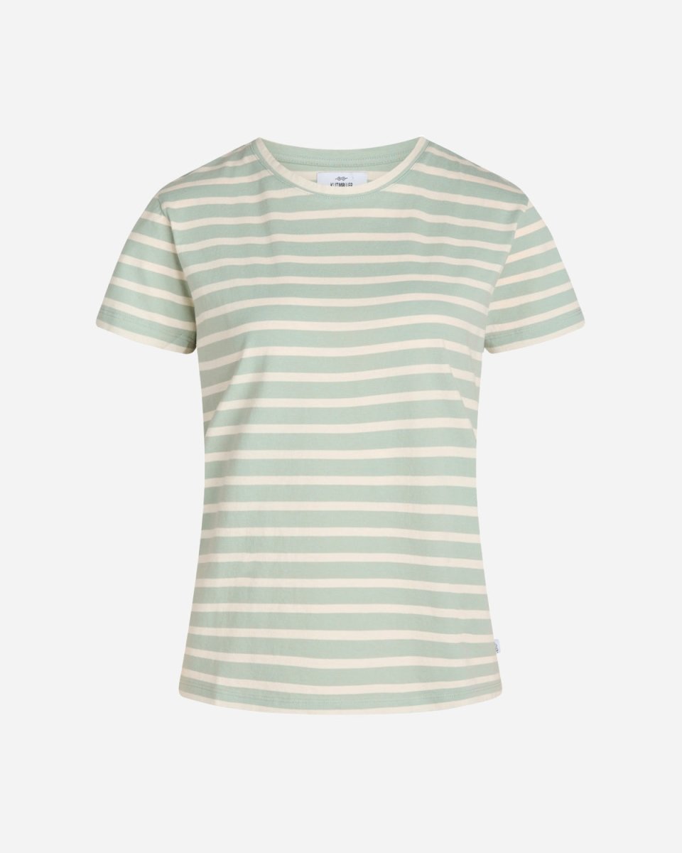 Margrethe Tee - Salvie/Cream - Munk Store