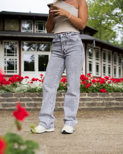 Maria Ash Grey Jeans - Grey - Munk Store