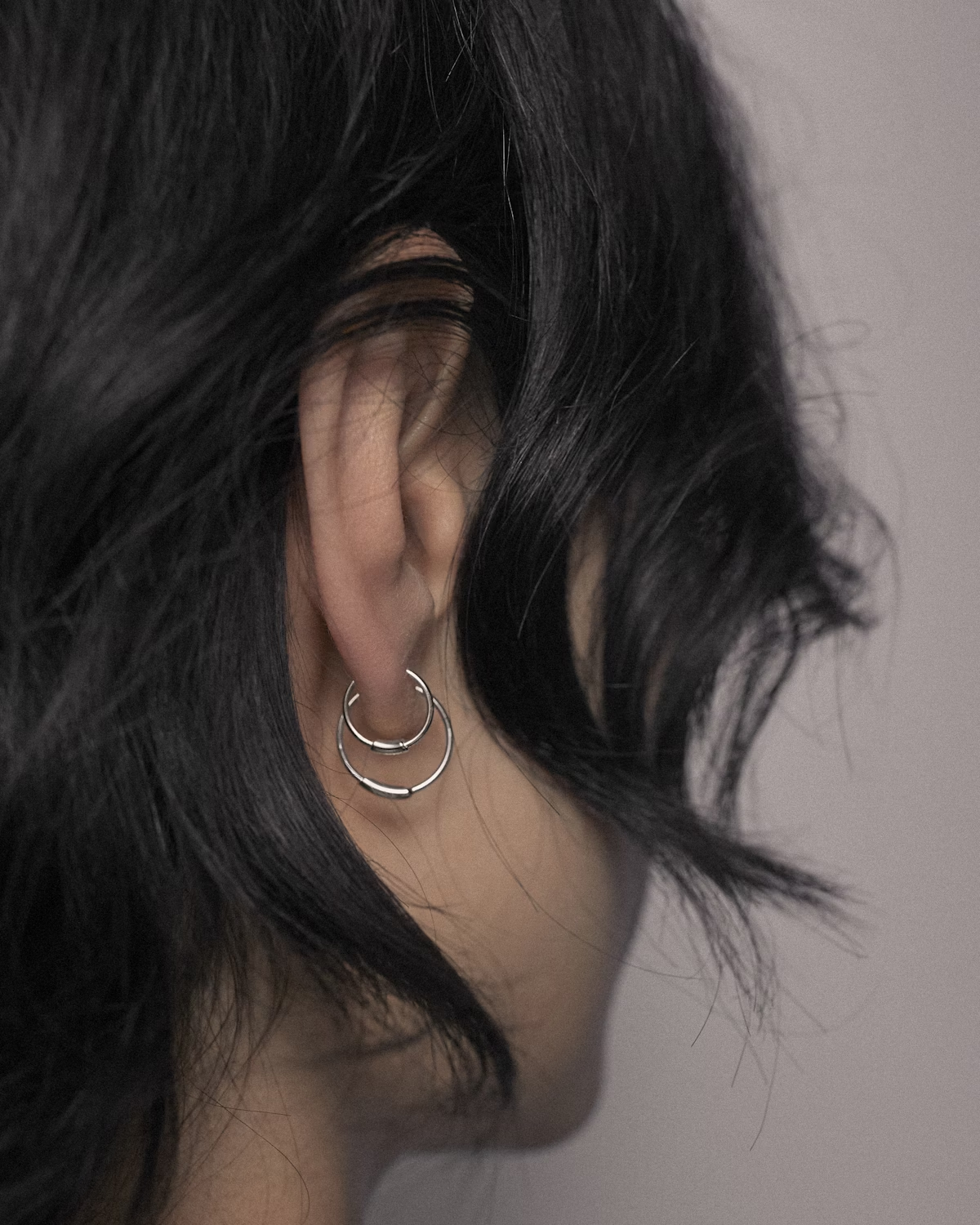 Basic 8 Hoop - Silver