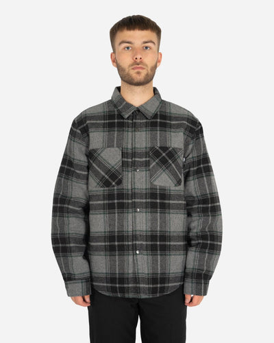 Max Plaid Quilted Shirt - Grey - Munk Store