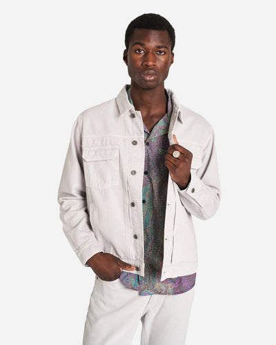 Mayne Twill Jacket - Light Grey - Munk Store